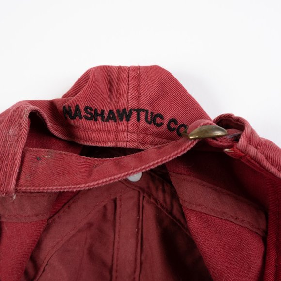 Nashawtuc CC Country Club red hat w/ 1960 Gold logo by American Needle - Picture 3 of 9